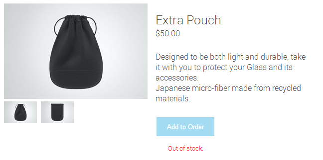 Glass-Pouch